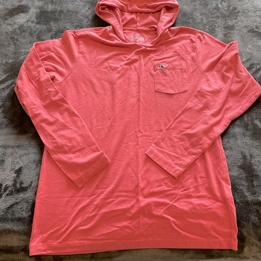 Vineyard Vines Kids Long Sleeve Tee - Coral